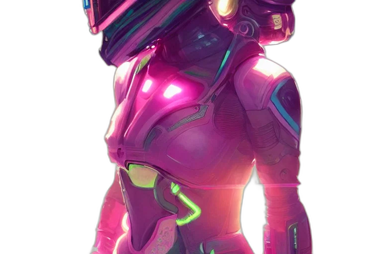 robot, jacket, weapon, face transparent PNG cut-out