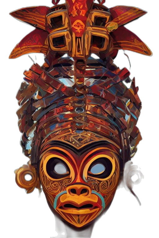 mask, face, jewelry, crown transparent PNG cut-out
