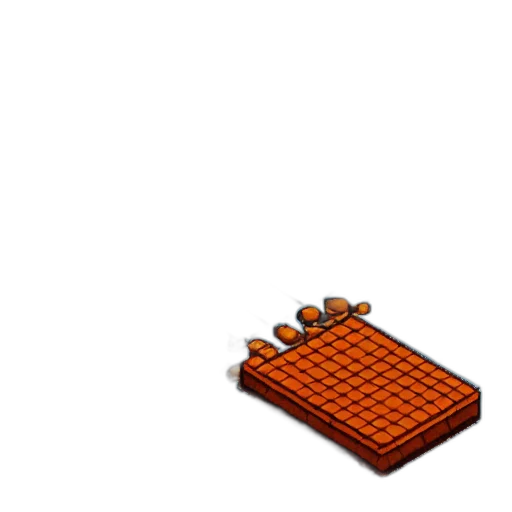 furniture, food, robot, crown, pixel art, 3d render, concept art, fire transparent PNG cut-out