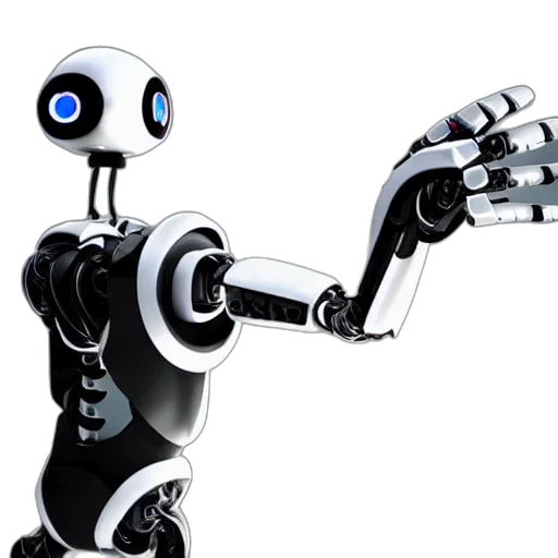 robot, 3d render, concept art, robotic, arm, flipping, off, computer transparent PNG cut-out