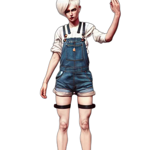 staff, dress, concept art, pixel art, fantasy art, cartoon, full, body transparent PNG cut-out