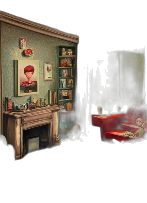 furniture, concept art, pixel art, 3d render transparent PNG cut-out