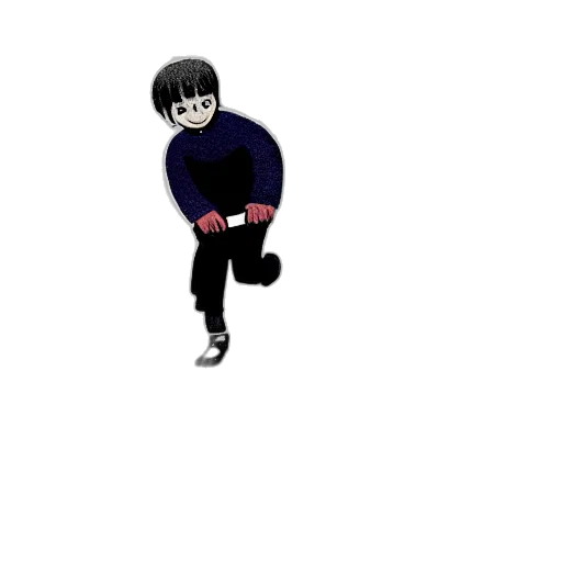 jacket, creature, pixel art, cartoon transparent PNG cut-out