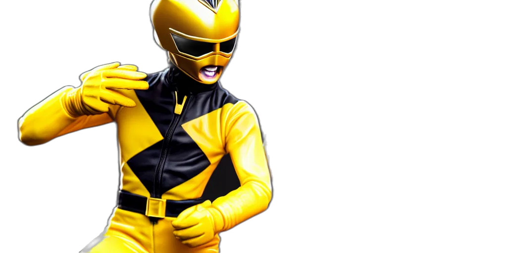 concept art, comic book art, 3d render, golden, symmetry, portriat, single, yellow transparent PNG cut-out
