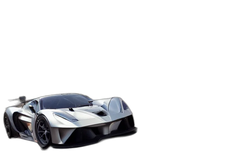 car, 3d render, concept art, photorealistic transparent PNG cut-out