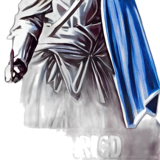 sword, staff, crown, jacket, concept art, fantasy art, comic book art, photorealistic transparent PNG cut-out
