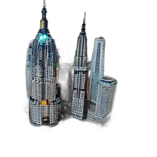building, 3d render, photorealistic, concept art transparent PNG cut-out