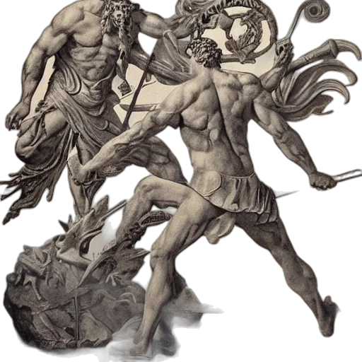 fantasy art, concept art, comic book art, photorealistic transparent PNG cut-out