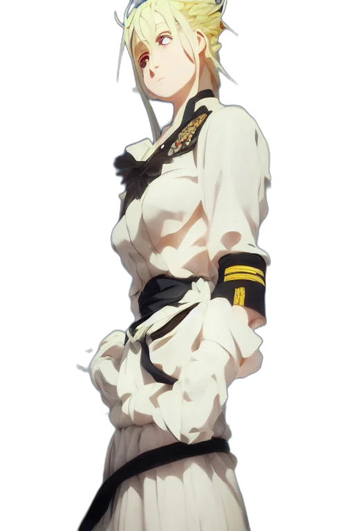 staff, weapon, jacket, face, concept art, anime, pixel art, fantasy art transparent PNG cut-out