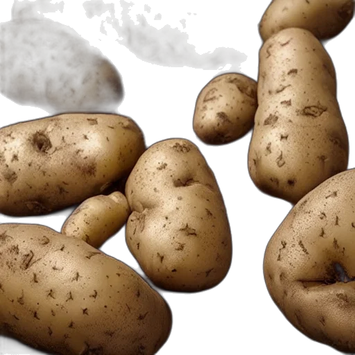 food, photorealistic, potato, bath transparent PNG cut-out