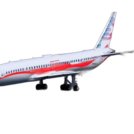 3d render, mcas, boeing transparent PNG cut-out