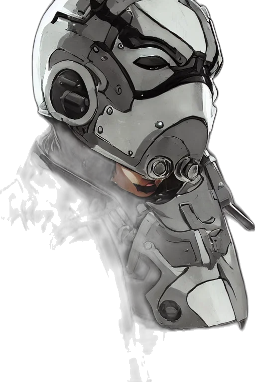 mask, robot, weapon, sword transparent PNG cut-out