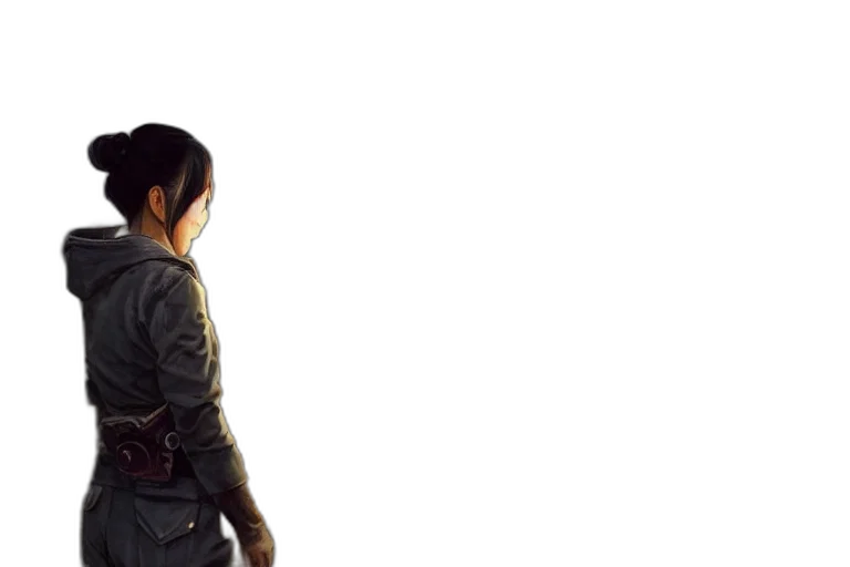 jacket, weapon, sword, concept art transparent PNG cut-out