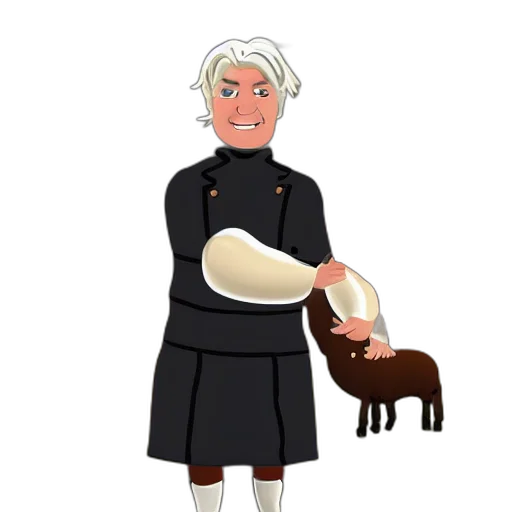 staff, cartoon, concept art, chef, gordon, ramsay, ram, sheep transparent PNG cut-out