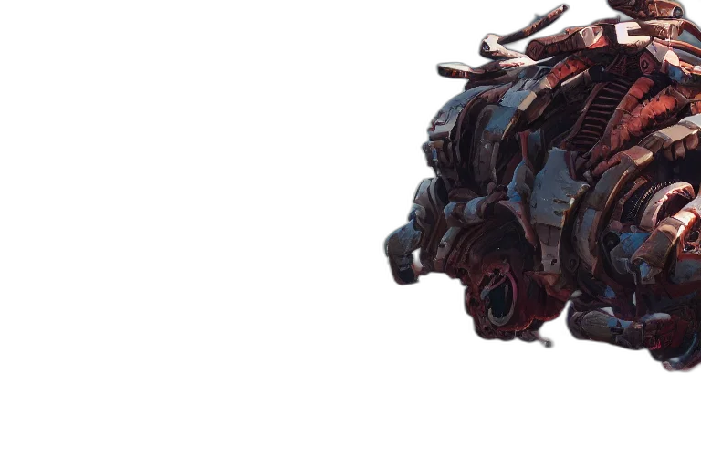 weapon, robot, dragon, creature transparent PNG cut-out