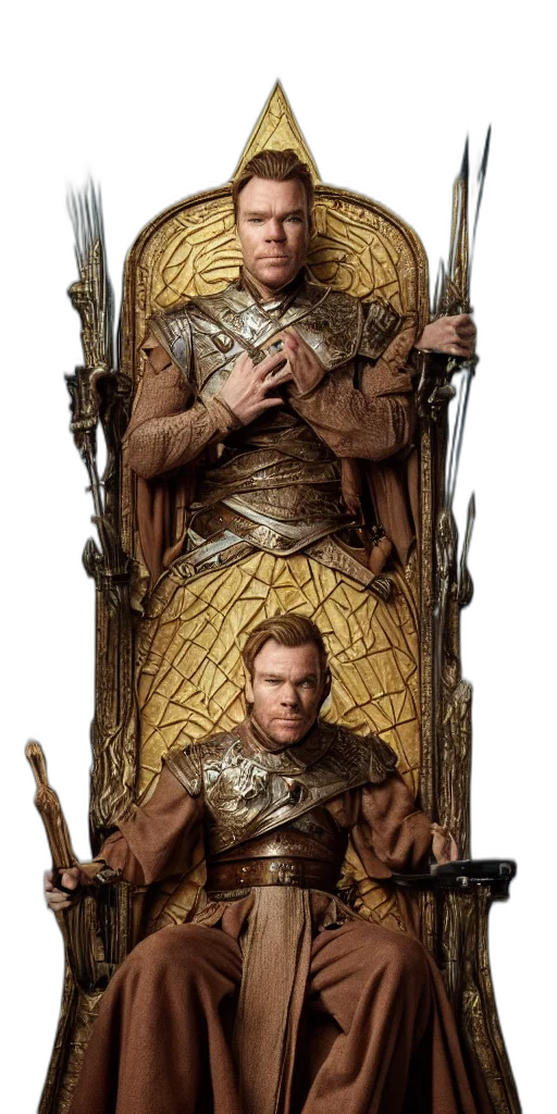 crown, sword, concept art, fantasy art transparent PNG cut-out