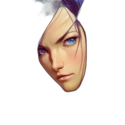 face, mask, crown, staff transparent PNG cut-out