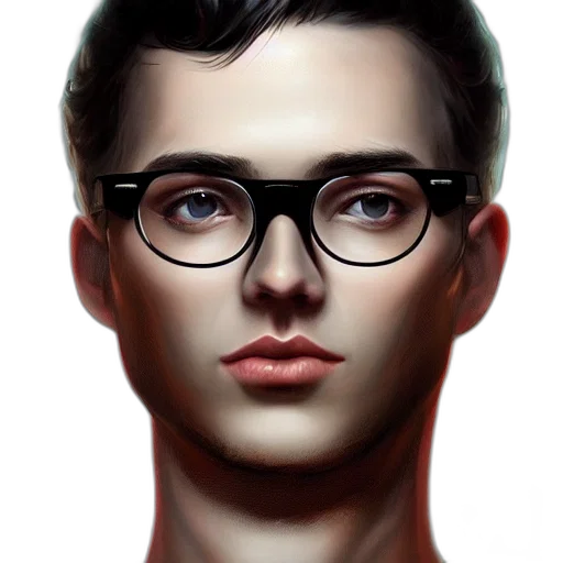 face, robot, photorealistic, fantasy art transparent PNG cut-out