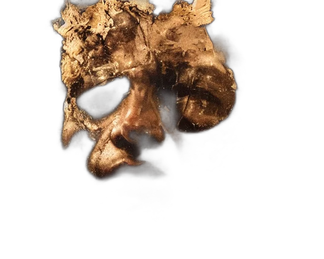 crown, jewelry, mask, weapon transparent PNG cut-out