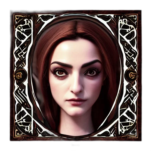 face, crown, staff, jewelry transparent PNG cut-out