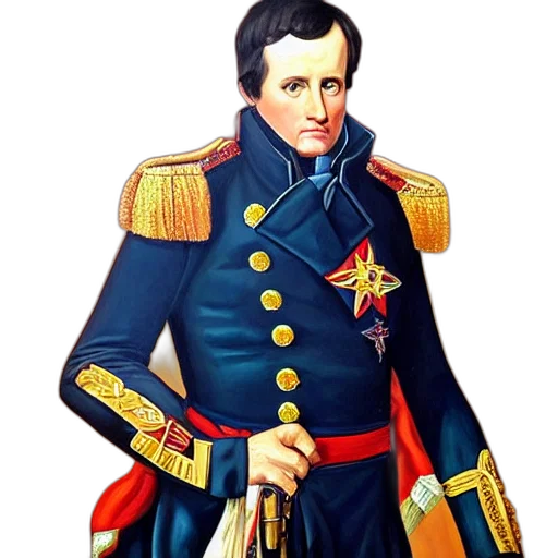 staff, jacket, crown, face transparent PNG cut-out