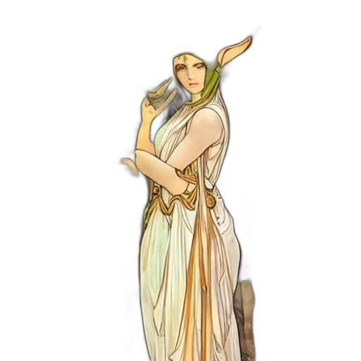 staff, dress, sword, jewelry transparent PNG cut-out