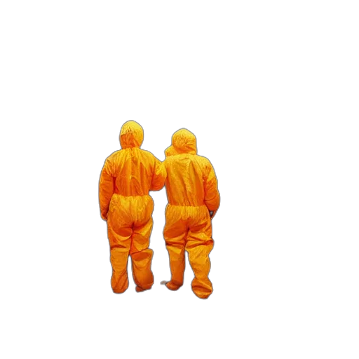 jacket, mask, staff, umbrella, 3d render, concept art, pixel art, outer space transparent PNG cut-out