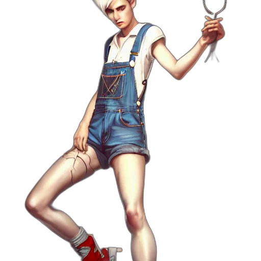 staff, dress, concept art, cartoon, pixel art, fantasy art, full, body transparent PNG cut-out