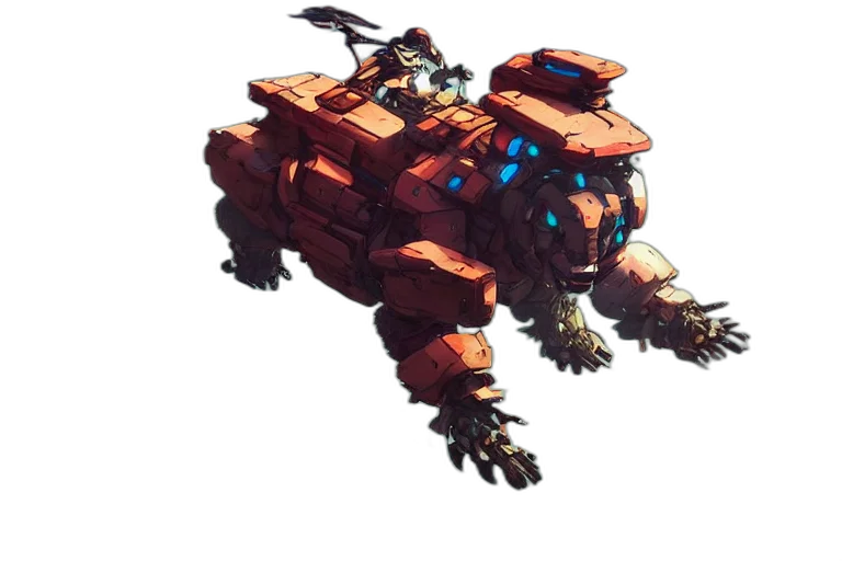 robot, dragon, animal, creature transparent PNG cut-out