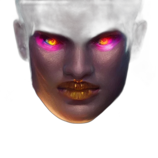 face, mask, creature, crown transparent PNG cut-out