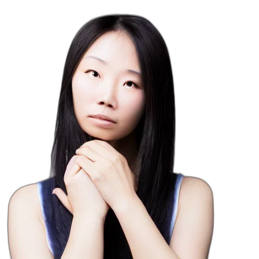 face, staff, dress, hair transparent PNG cut-out