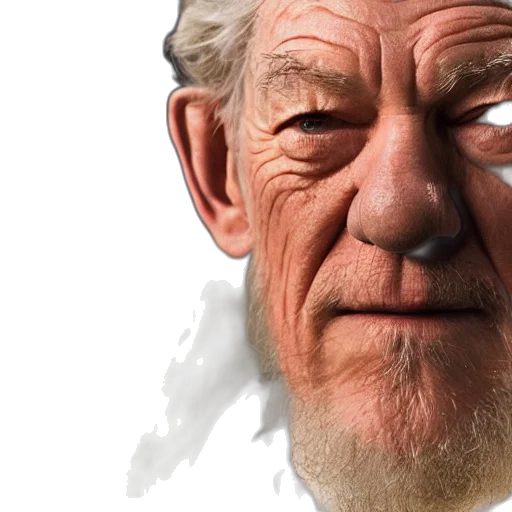 face, photorealistic, 3d render, concept art transparent PNG cut-out