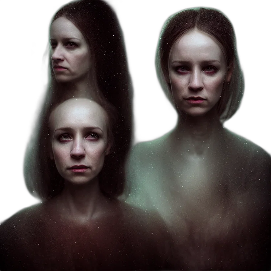 face, hair, mask, concept art transparent PNG cut-out