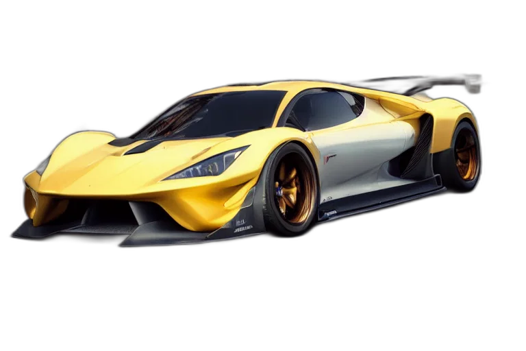 car, 3d render, photorealistic, concept art transparent PNG cut-out