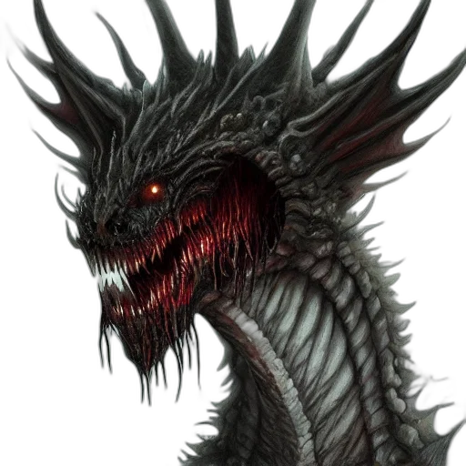 dragon, creature, animal, face transparent PNG cut-out