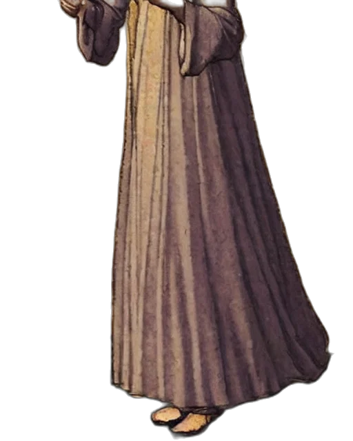 dress, staff, jacket, weapon transparent PNG cut-out
