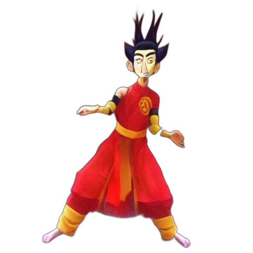 staff, dragon, concept art, anime, 3d render, cartoon, red, fire transparent PNG cut-out