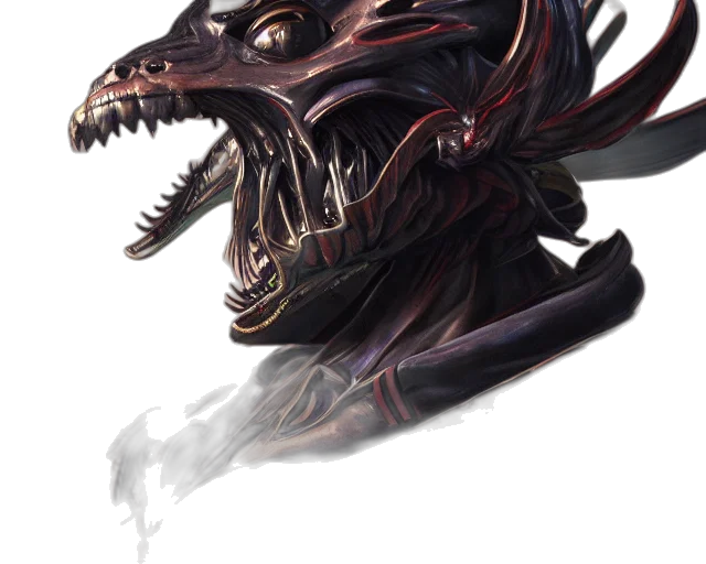 dragon, creature, mask, face transparent PNG cut-out
