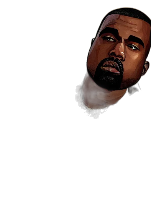 face, mask, hair, photorealistic transparent PNG cut-out