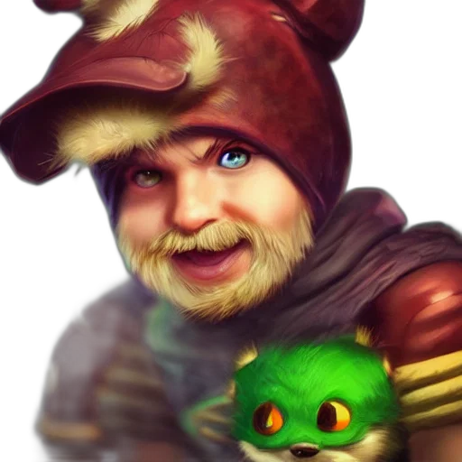 creature, face, animal, staff transparent PNG cut-out