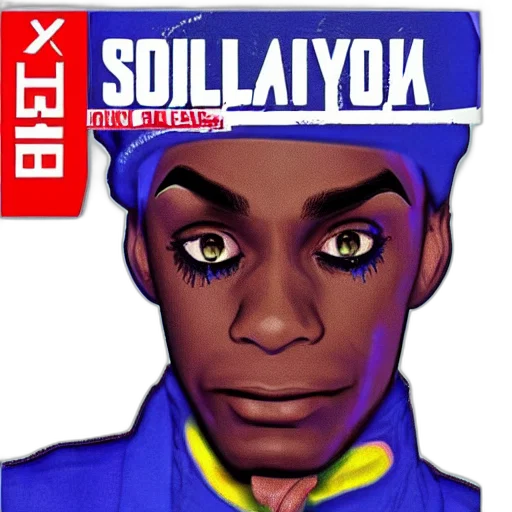 concept art, pixel art, comic book art, cartoon, soulja, boy, playstation, one transparent PNG cut-out