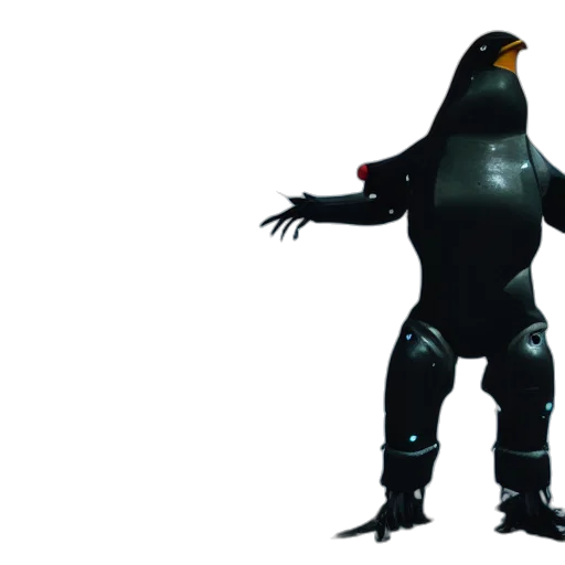 jacket, creature, animal, mask, concept art, 3d render, cyberpunk, outer space transparent PNG cut-out