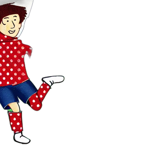 cartoon, pixel art, concept art, 3d render, illustration, french, boy, paris transparent PNG cut-out