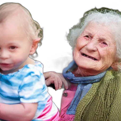 face, photorealistic, 3d render, elderly, lady, has, her, little transparent PNG cut-out