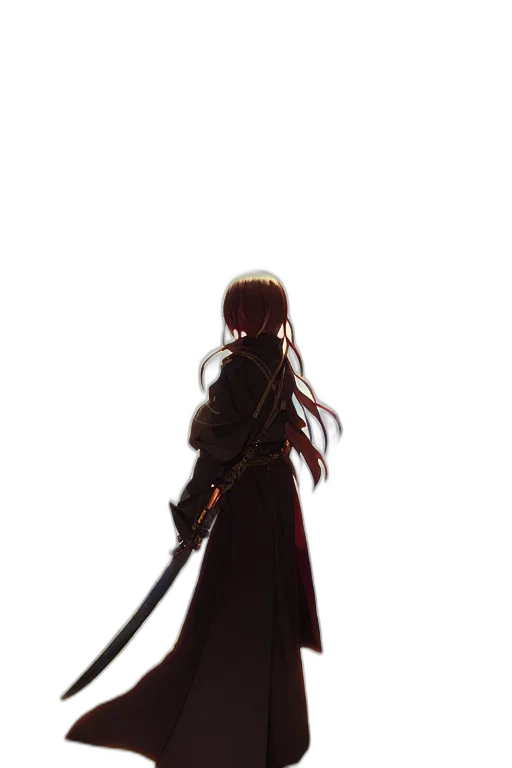 sword, staff, weapon, dress transparent PNG cut-out