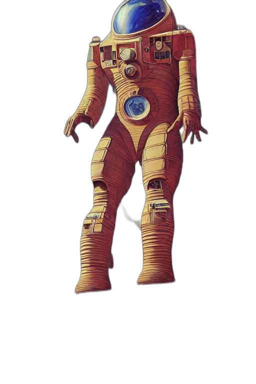 robot, creature, mask, dress transparent PNG cut-out