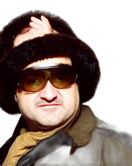 hat, jacket, staff, face transparent PNG cut-out