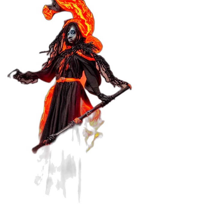 staff, creature, mask, concept art transparent PNG cut-out