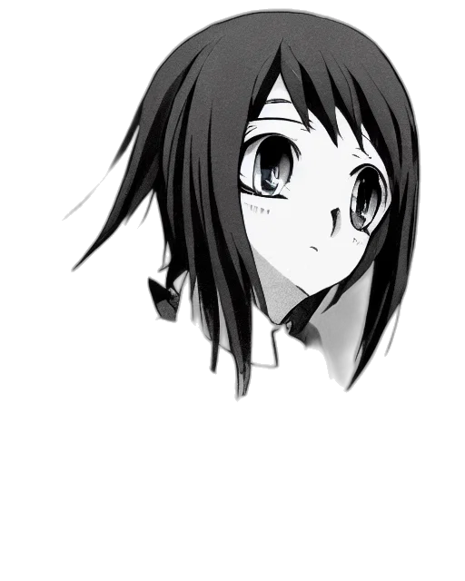 face, mask, staff, hair, anime, cartoon, concept art, pixel art transparent PNG cut-out