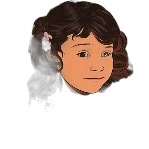 face, hair, mask, staff transparent PNG cut-out